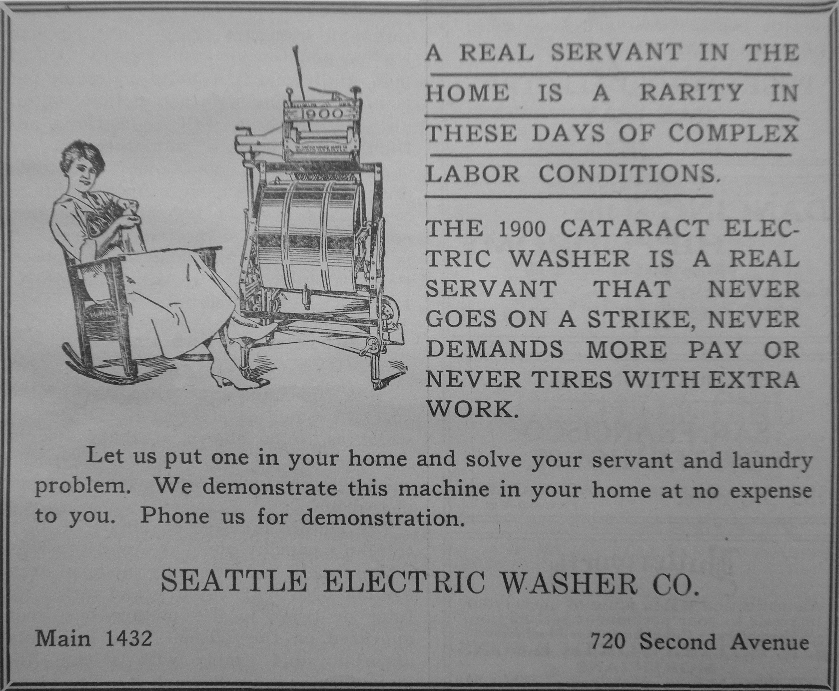 1920 washing machine